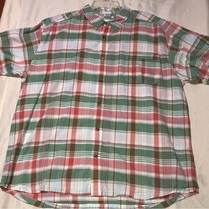 Mountain Khakis Plaid Short Sleeve Button Down
